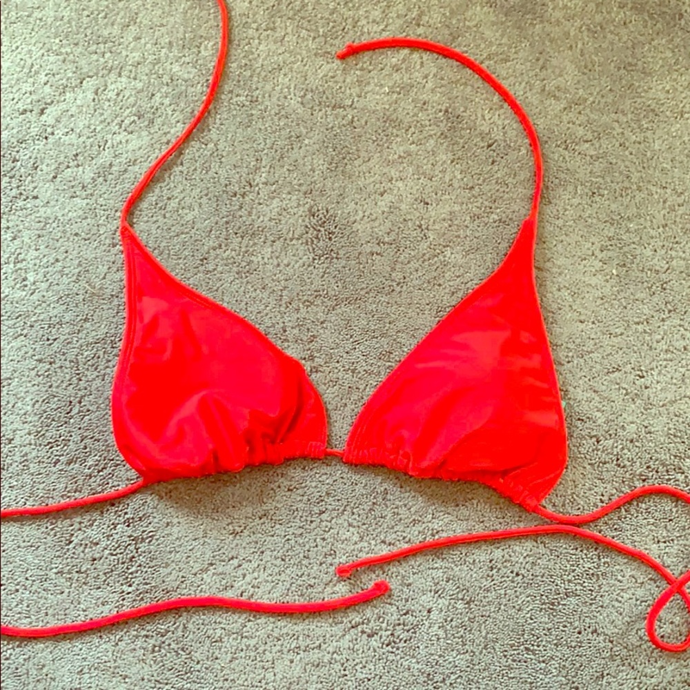 Red string bikini!